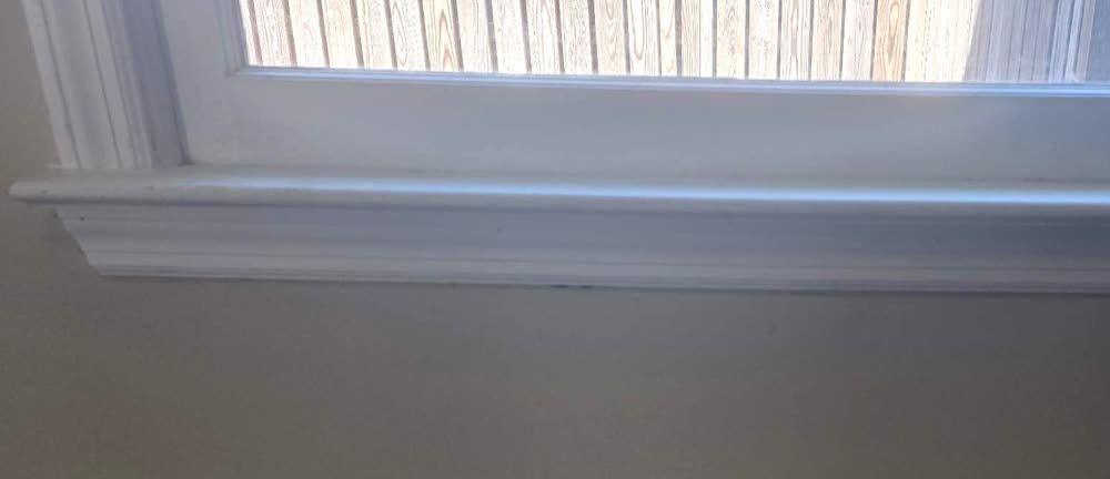 Window trim, after